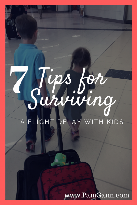 Find out if your airport has a play area, find fun things to do to turn the delay into an extra part of the adventure. #familytravel #travel 7 Tips for Surviving a Flight delay with kids