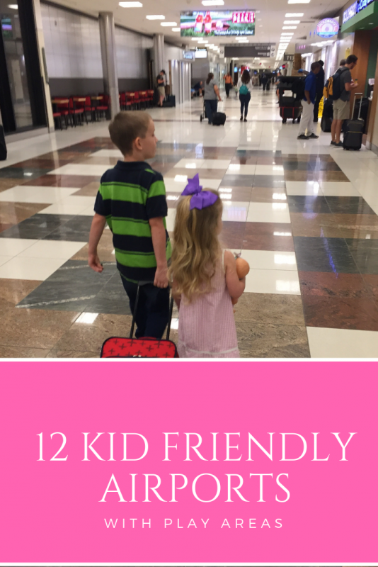 12 Kid Friendly airports with play areas to making your family travel more enjoyable. When flying with kids having a place for the kids to spend some time and use some energy is a fantastic part of travel. Check to see if your airport is on the list. 