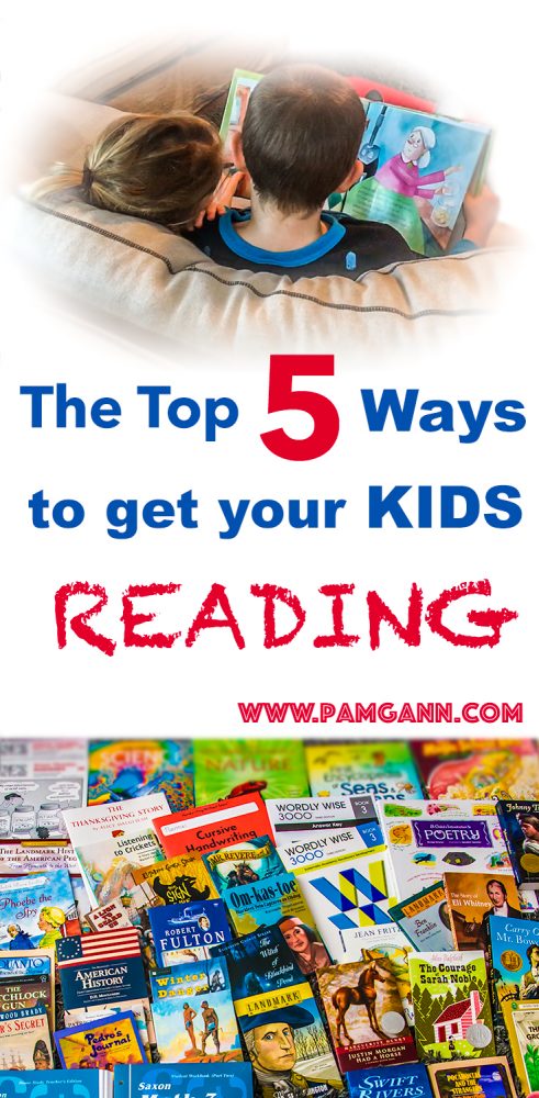 Top 5 ways to get your kids reading more 