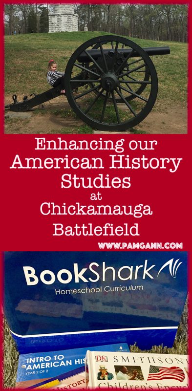 We have learned so much American History this year with our BookShark Curriculum, and we are excited to go in depth and learn more about the Civil War. We recently took a family trip to Chickamauga Battlefield where an important part of the Civil War took place. 