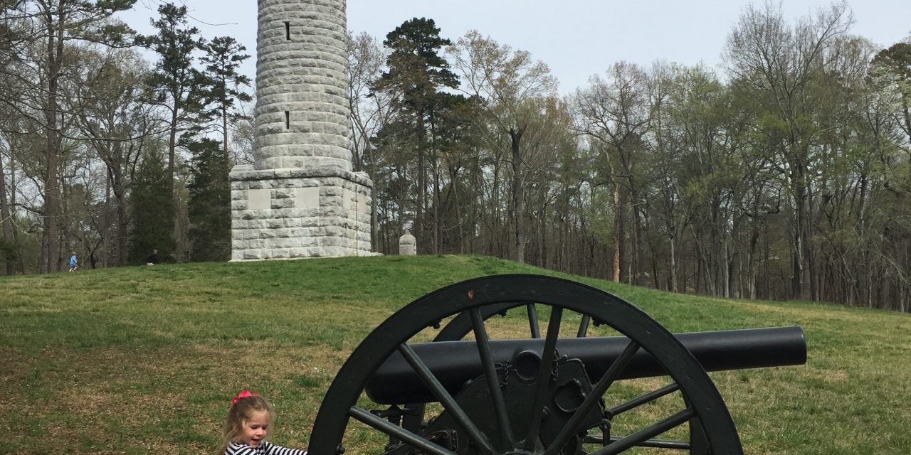 Enhancing our American History Studies with a trip to Chickamauga Battlefield