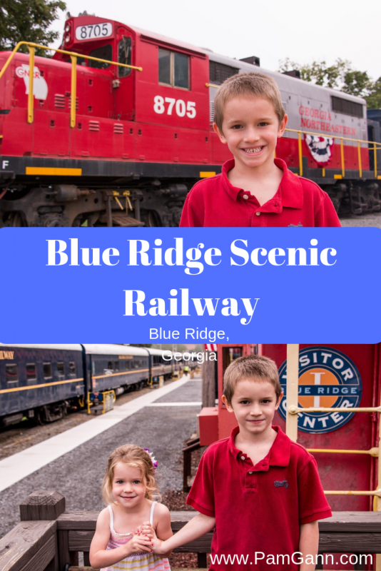 Riding the train with the Blue Ridge Scenic Railway is a great adventure through the Chattahoochee National Forest in the Blue Ridge Mountains of North Georgia. You can choose to ride a specialty train or take a ride to a nearby town for lunch. There are so many possibilities. #familytravel #travel