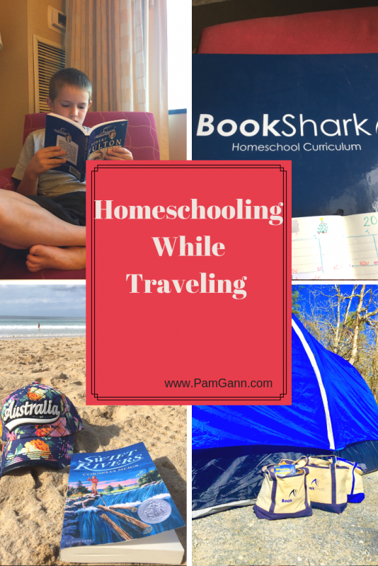 Homeschooling While Traveling What a great opportunity to get more learning in. Whether on a plane, while camping, or in a hotel room we find plenty of downtime to read while traveling. 