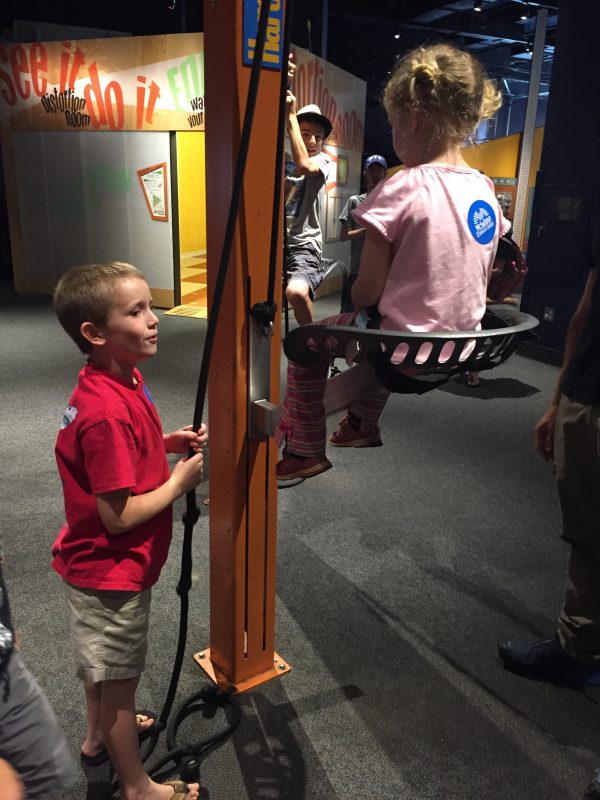The McWane Science Center in Birmingham, Alabama is a great hands-on children's museum.