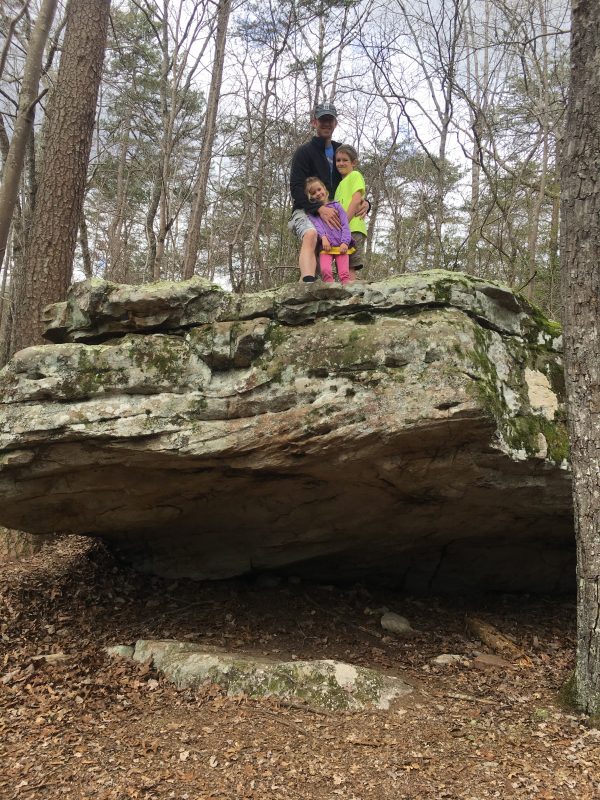 The beautiful Desoto State park in Alabama has so many amazing trails and waterfalls. Such a perfect park for camping either in a tent, a cabin, a motel, or an RV. Located just outside Fort Payne, Alabama there is something for everyone. #familytravel