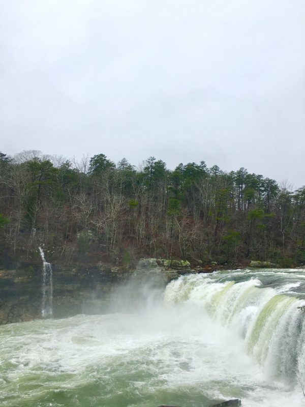 The beautiful Desoto State park in Alabama has so many amazing trails and waterfalls. Such a perfect park for camping either in a tent, a cabin, a motel, or an RV. Located just outside Fort Payne, Alabama there is something for everyone. #familytravel