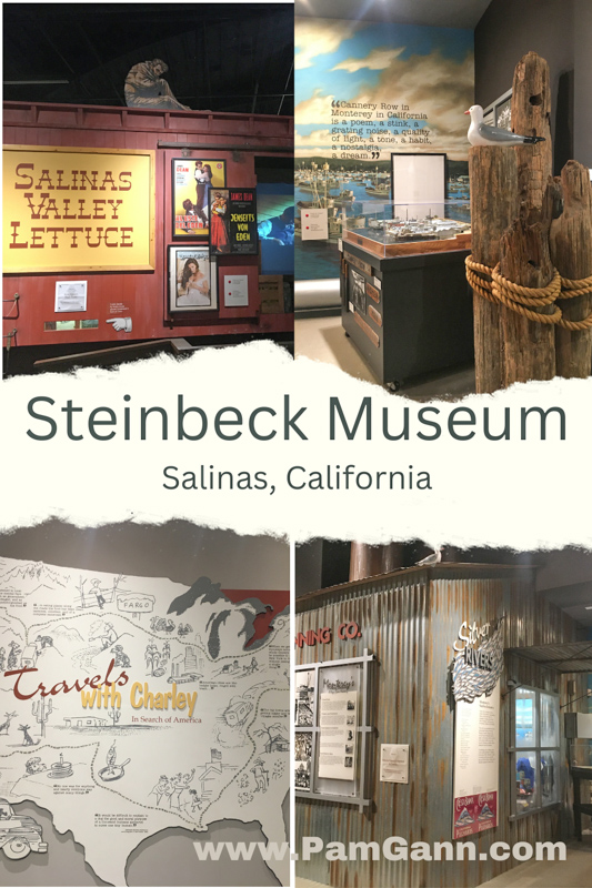 The Steinbeck Museum in Salinas, CA is a great stop for families that enjoyed his captivating literature. Adults can appreciate all of his books coming to life and children enjoy all of the hand-on displays in the areas dedicated to some of his most popular books. The museum even includes the real Rocinante from "Travels with Charley". 