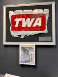 Part of the TWA flight 800 wreckage TWA Museum Kansas City, MO
