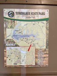 Map of Tombigbee State Park
