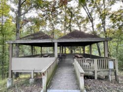 One of the pavilions at Tombigbee State Park