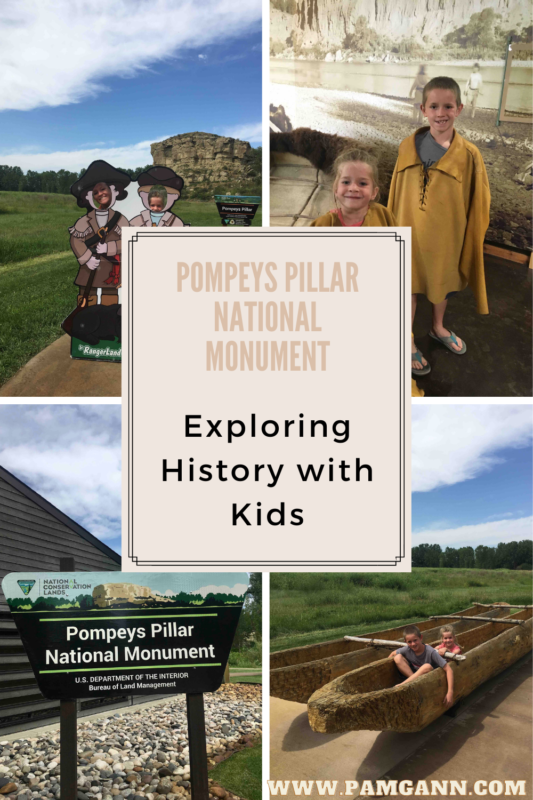 Pompeys Pillar National Monument is an important part of history in Montana. Visited by Lewis and Clark on their journey west, Clark marked it with his name in the large sandstone pillar.